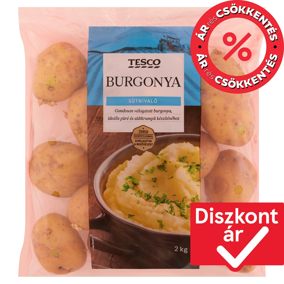 Tesco sárga étkezési burgonya 2 kg