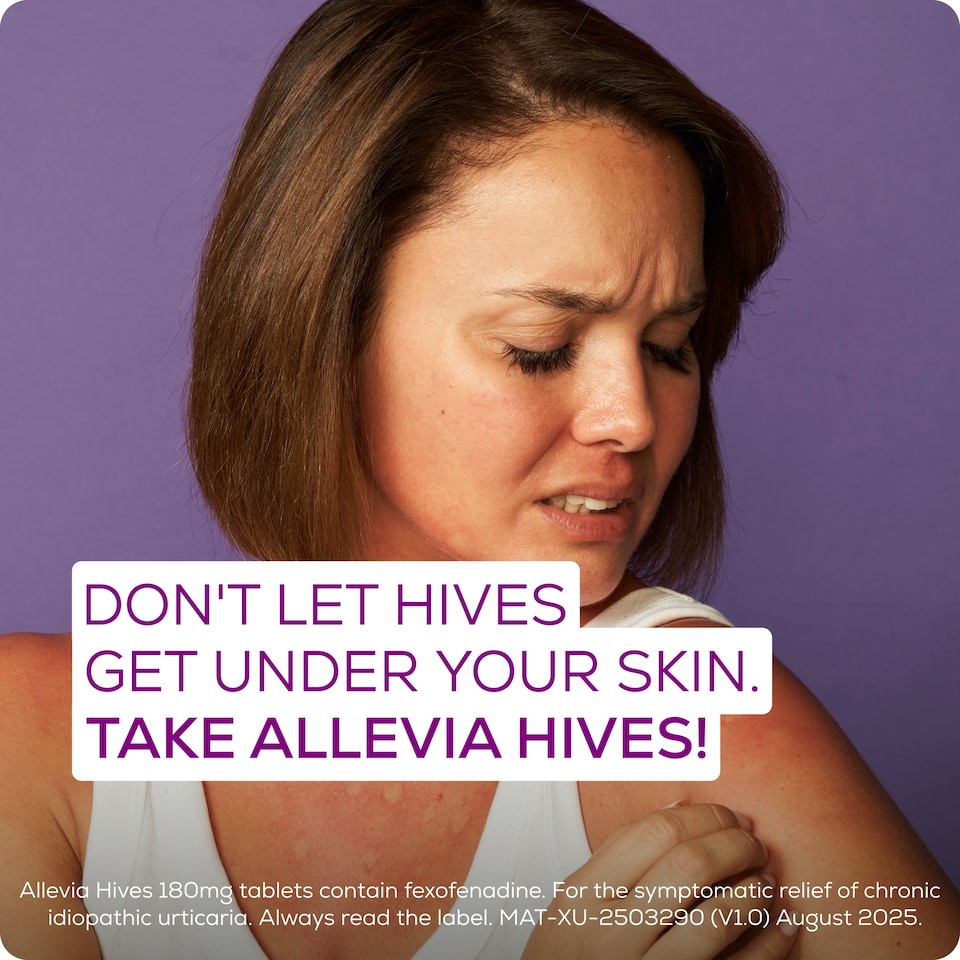 image 1 of ALLEVIA Hives 180MG Tablets 15 Pack
