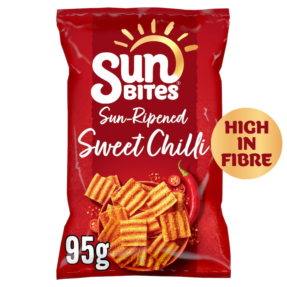 image 1 of Sunbites Sweet Chilli Sharing Bag Crisps 95g