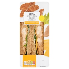 Tesco Southern Fried Chicken Sandwich 175G