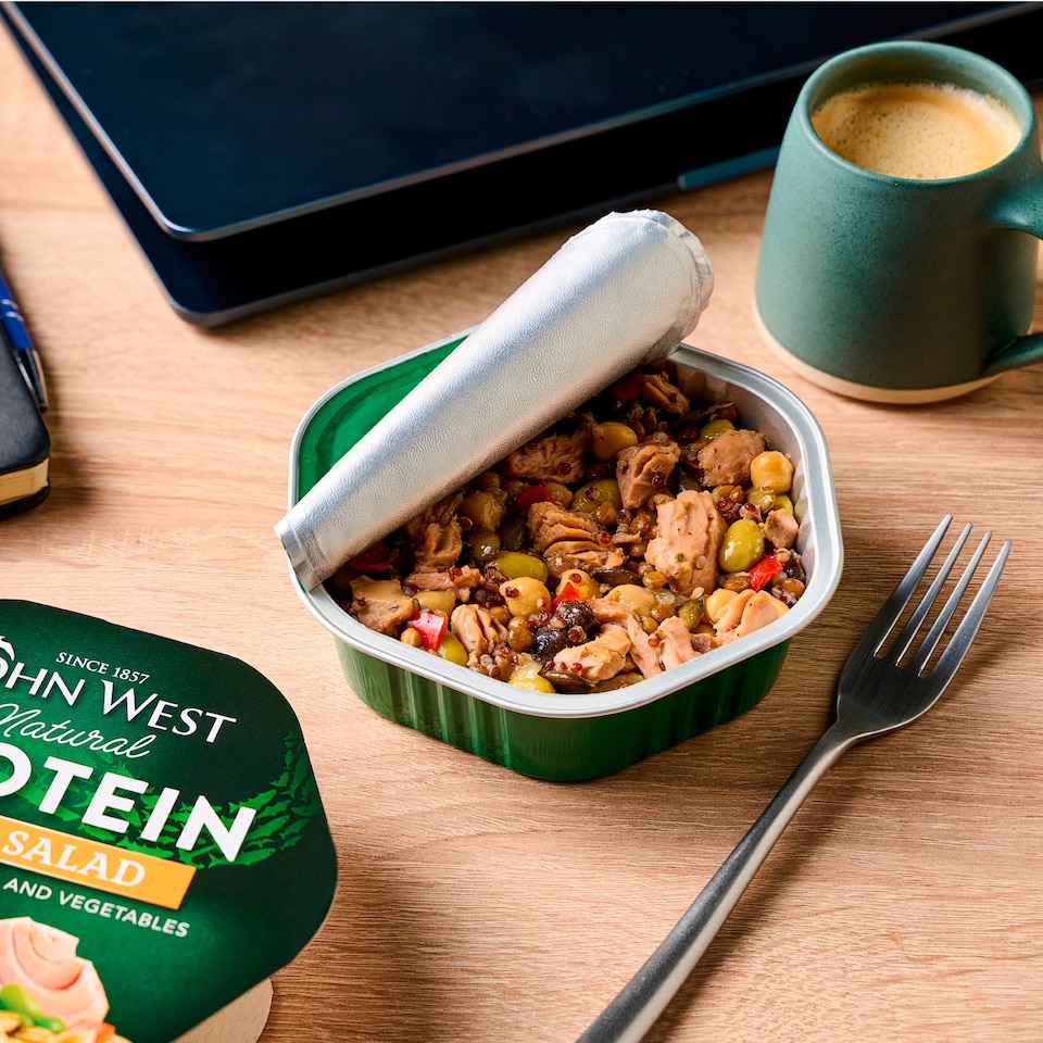 image 1 of John West Protein Tuna Salad quinoa, legumes and vegetables 220g