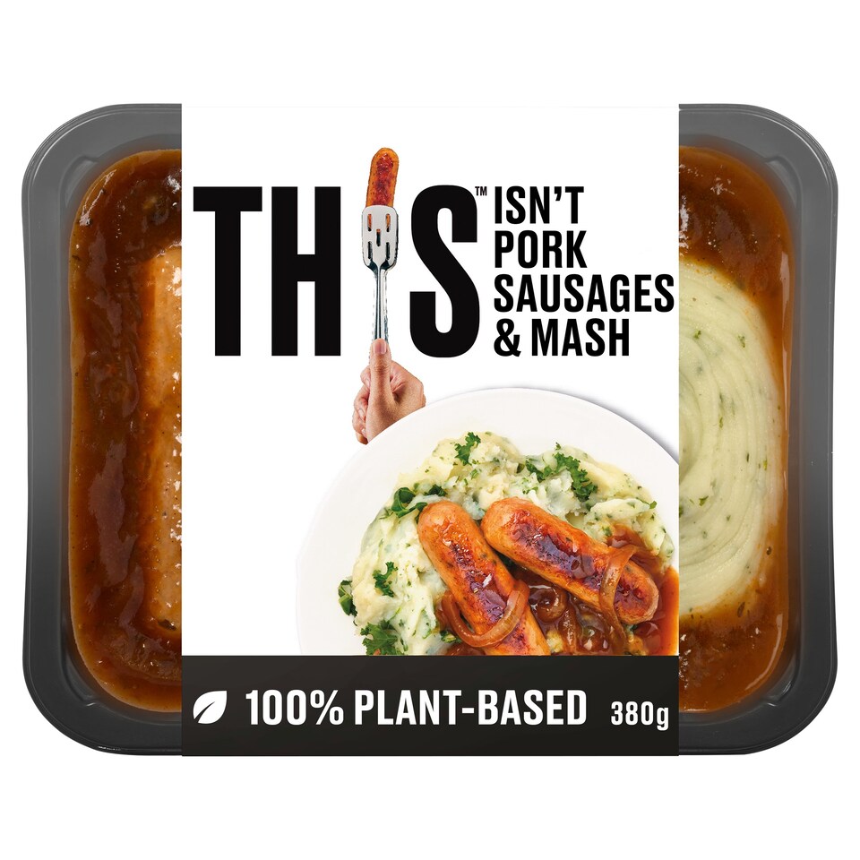 This Isn't Pork Sausage & Creamy Mash 380G Tesco Groceries