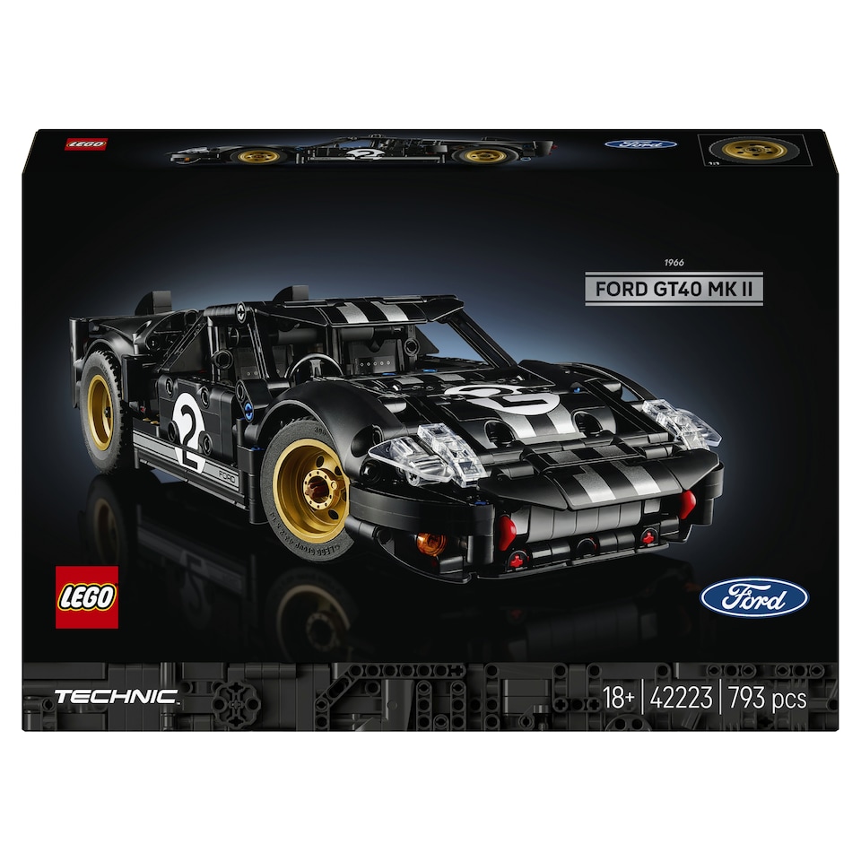 image 1 of LEGO Technic 42223 1966 Ford GT40 MKII Race Car