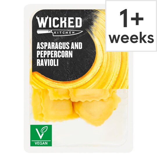 Wicked Kitchen Asparagus & Peppercorn Ravioli 250G Tesco Groceries