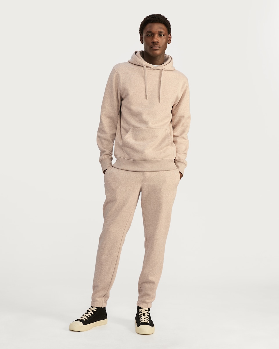 image 1 of F&F Cotton Rich Slim Cuffed Joggers in Neutral