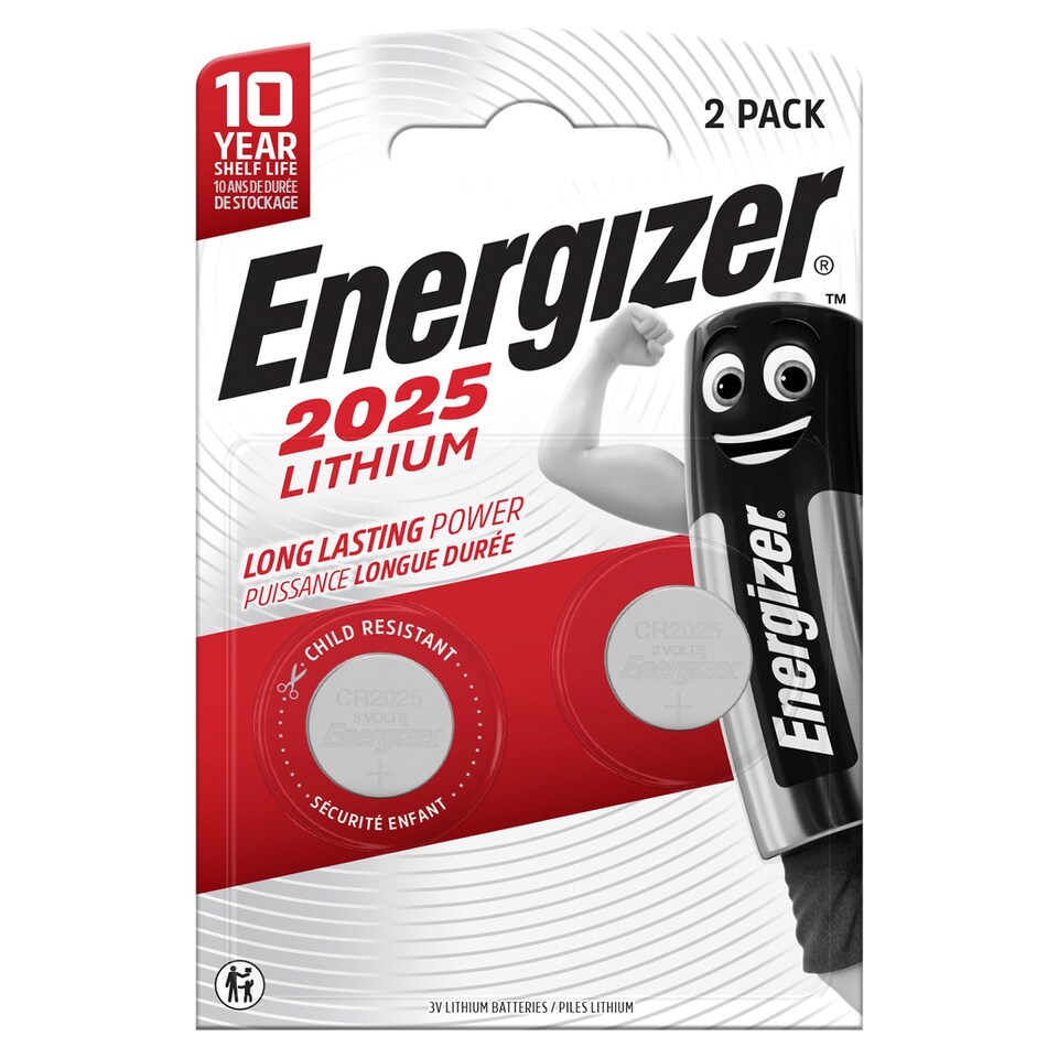 image 1 of Energizer Cr2025 2 Pack
