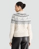 image 3 of F&F Knitted Reindeer Fair Isle Pattern Jumper in Neutral