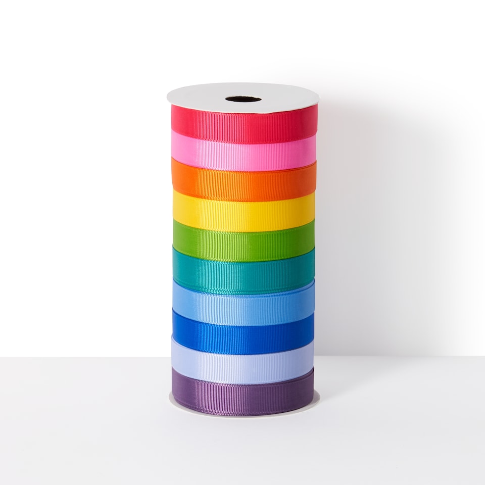image 1 of Paperchase Rainbow 10 Pack Ribbon Set 