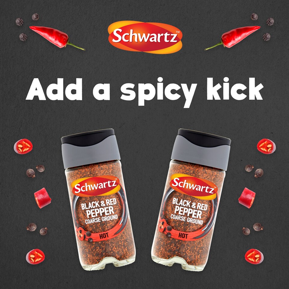 image 1 of Schwartz Black And Red Pepper 45G Jar
