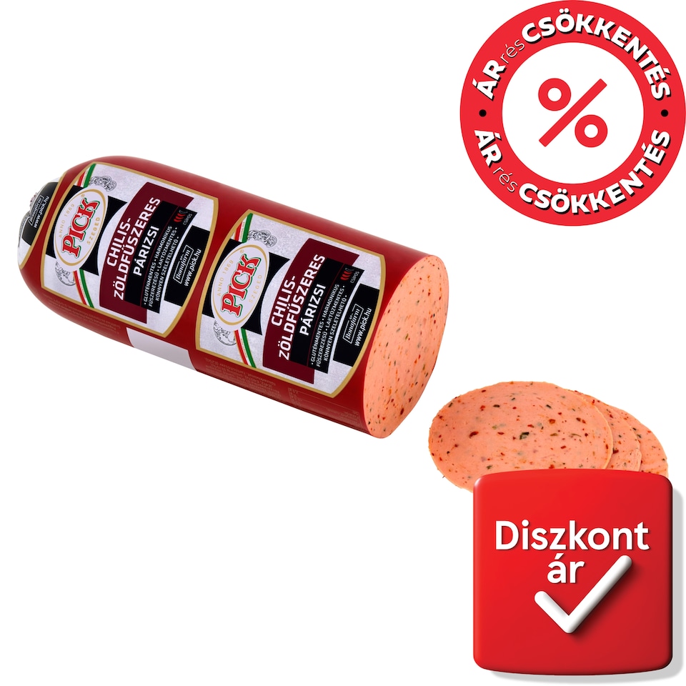 PICK Chilis-zöldfűszeres párizsi  1. kép