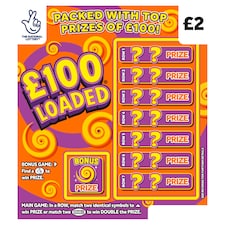 £100 Loaded Scratchcard