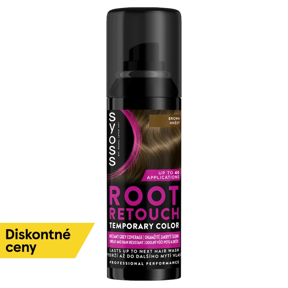 image 1 of Syoss Root Retouch Temporary Color Spray for Ingrown Hair Brown 120 ml