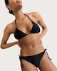 image 3 of F&F 2-Pack Tie Side Bikini Bottoms in Multi Black