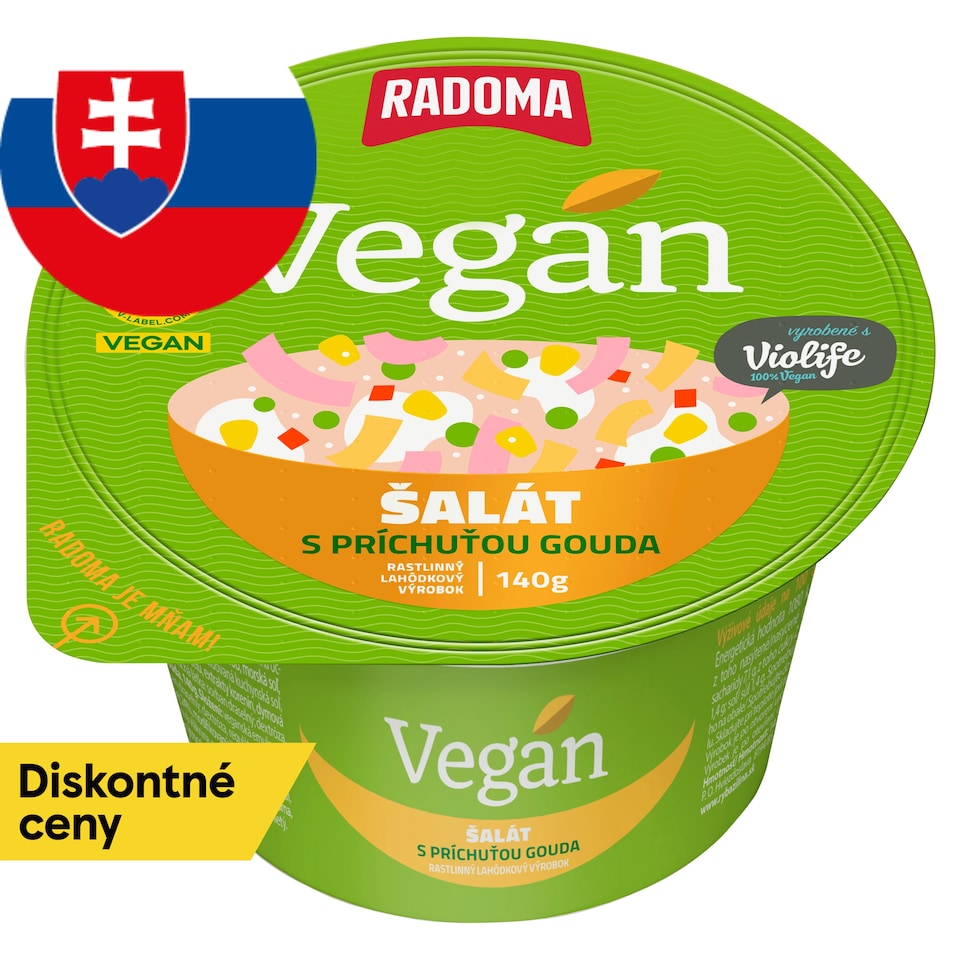 PRETO Radoma Vegan Salad with Gouda Flavor 140 g