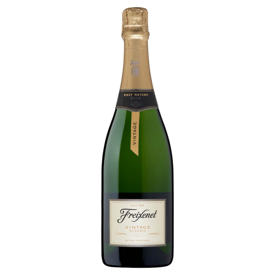 Freixenet Vintage Reserva Brut Nature Cava Quality Champagne 12% 750 ml