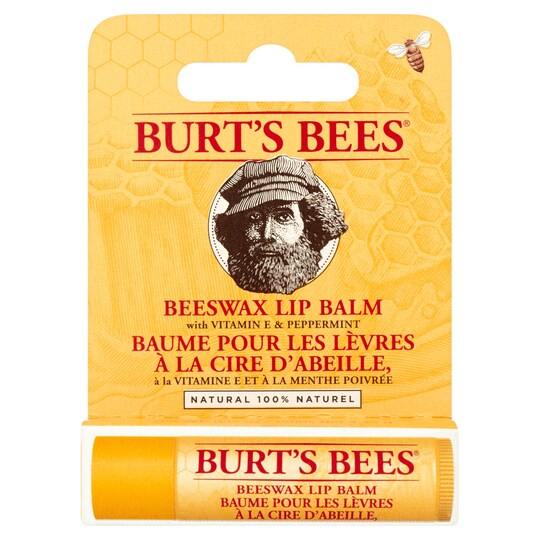 Burt's Bees Beeswax Lip Balm 4.25G Tesco Groceries