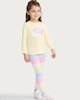 image 3 of F&F Girls 5-Pack Pure Cotton Printed Long Sleeved Tops in Multi Pink