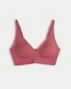 image 4 of F&F Contour Non Wired Seamfree Crop Top in Purple