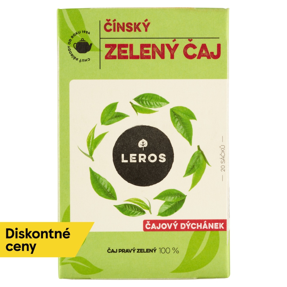 obrázok 1 z Leros Čajová chvíľka čínsky zelený čaj 20 x 2 g (40 g)