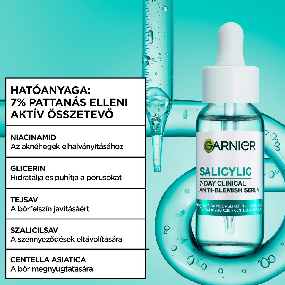 image 1 of Garnier Pure Active Salicylic Anti-Blemish Serum 30 ml