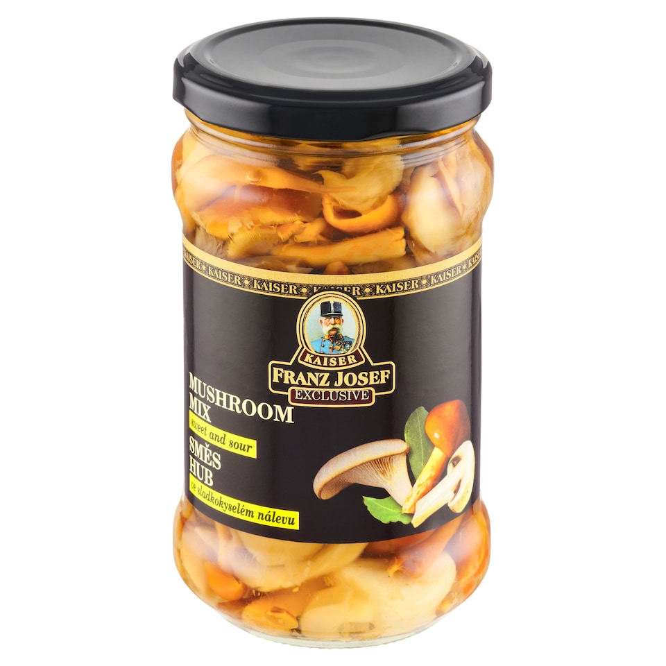 Franz Josef Kaiser Exclusive Směs hub ve sladkokyselém nálevu 280g
