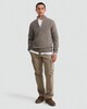 image 2 of F&F Cotton Rich Straight Fit Utility Cargo Trousers in Sand