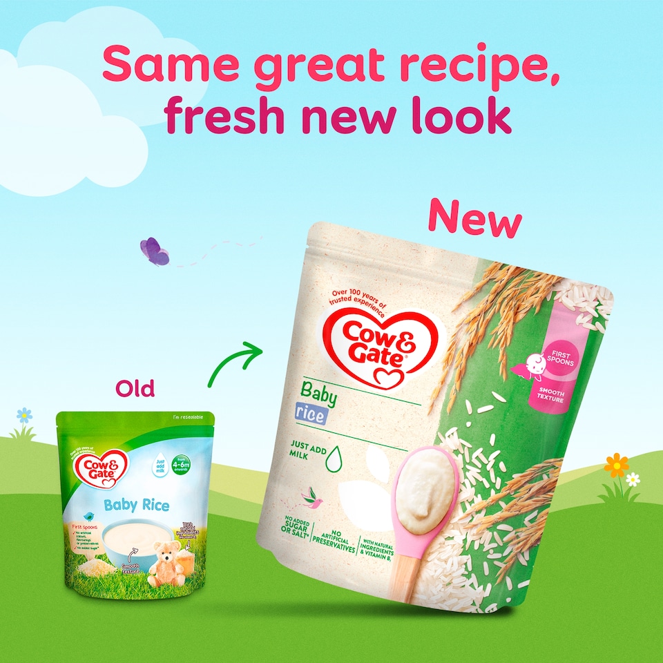 image 1 of Cow And Gate Baby Rice Cereal From 4-6 Months 100G