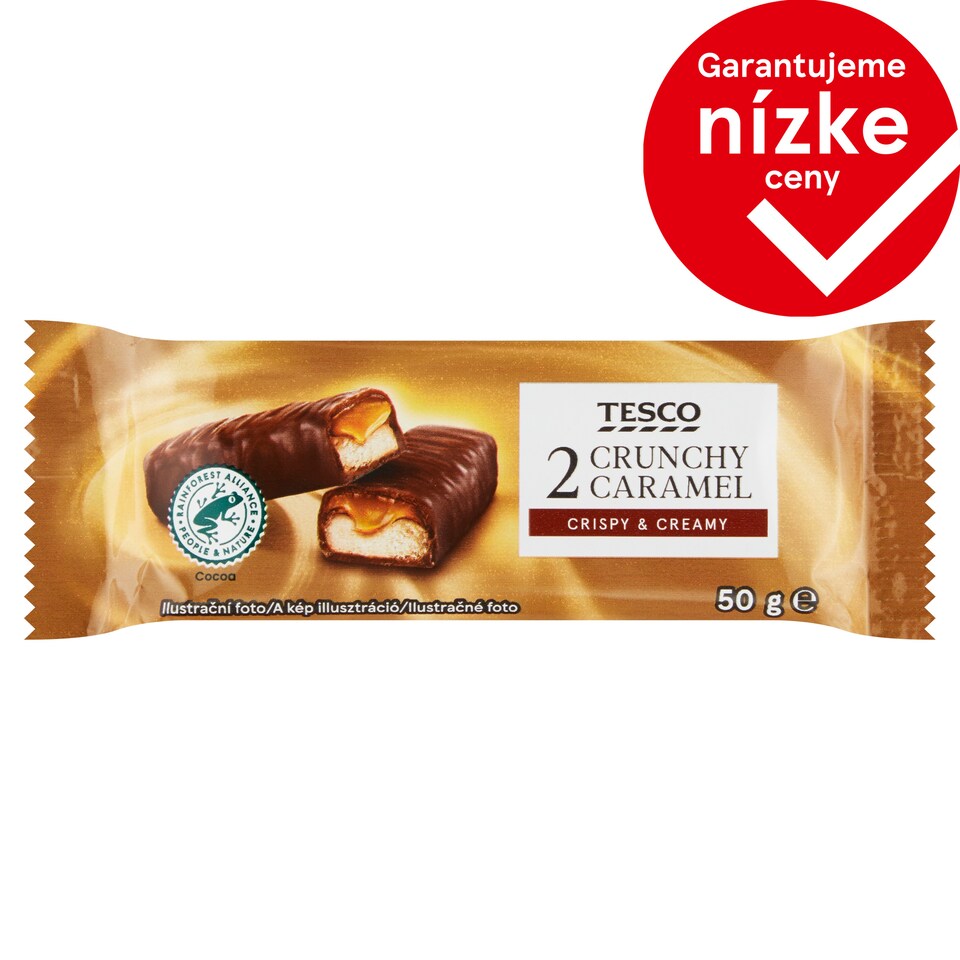 Tesco Crunchy Caramel sušienka 50 g