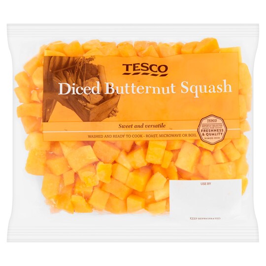 Tesco Butternut Squash Cubes 350G Tesco Groceries