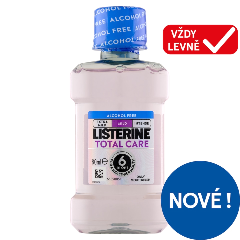image 1 of Listerine Total Care Mild Daily Mouthwash 80ml