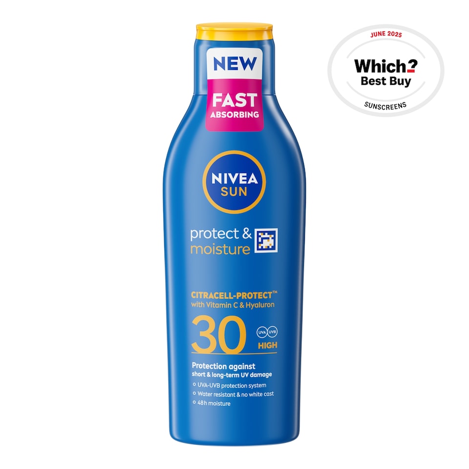 image 1 of NIVEA SUN Protect & Moisture Sun Lotion SPF 30 200ml