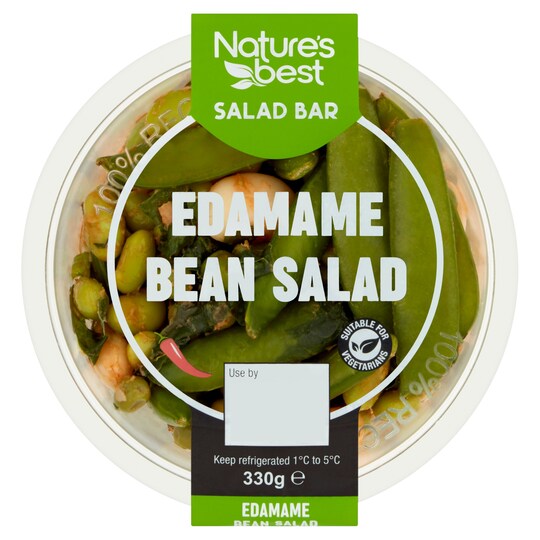 Nature's Best Edamame Bean Salad 330G Tesco Groceries