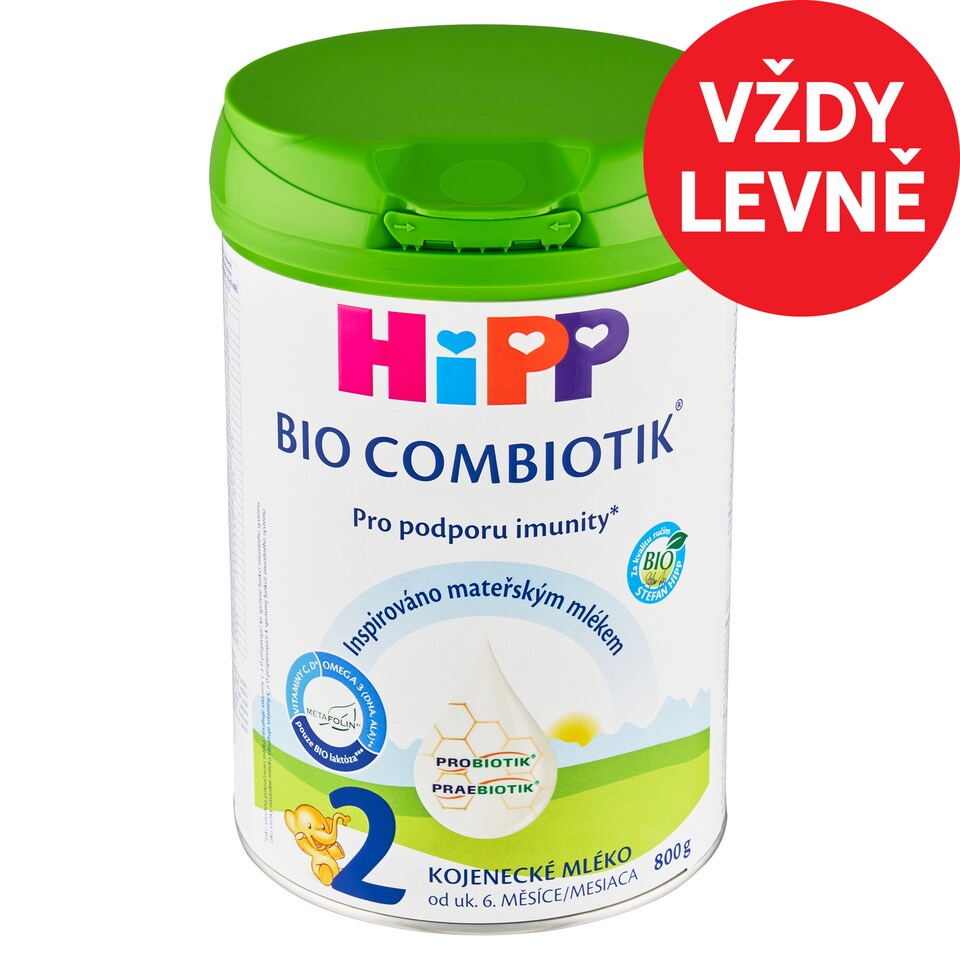 HiPP Combiotik 2 Organic Baby Milk from the End of the 6th Month 800g