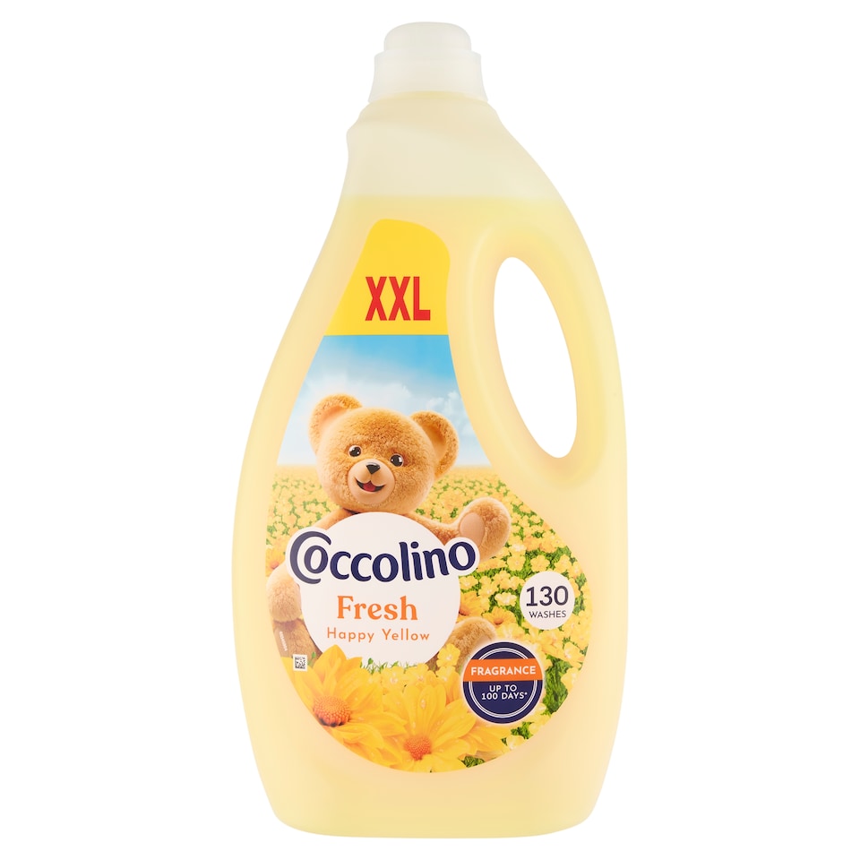 image 1 of Coccolino Fresh Happy Yellow Concentrated Fabric Softener 130 Washes 2990 ml