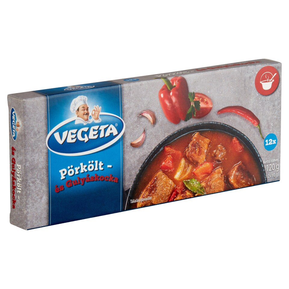 Vegeta pörkölt- és gulyáskocka 12 x 10 g (120 g)  1. kép