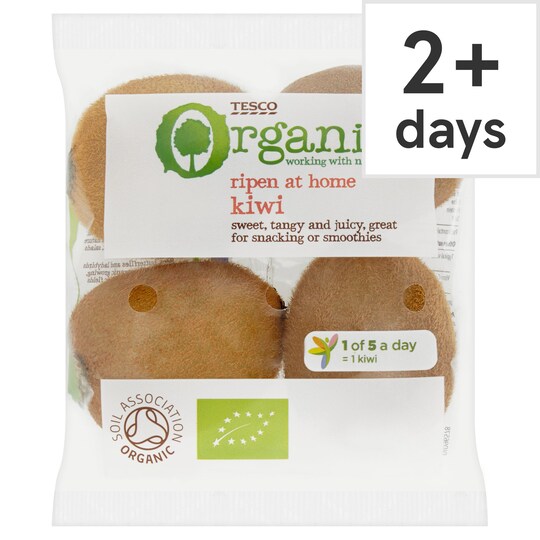 Tesco Organic Kiwi 4 Pack Tesco Groceries