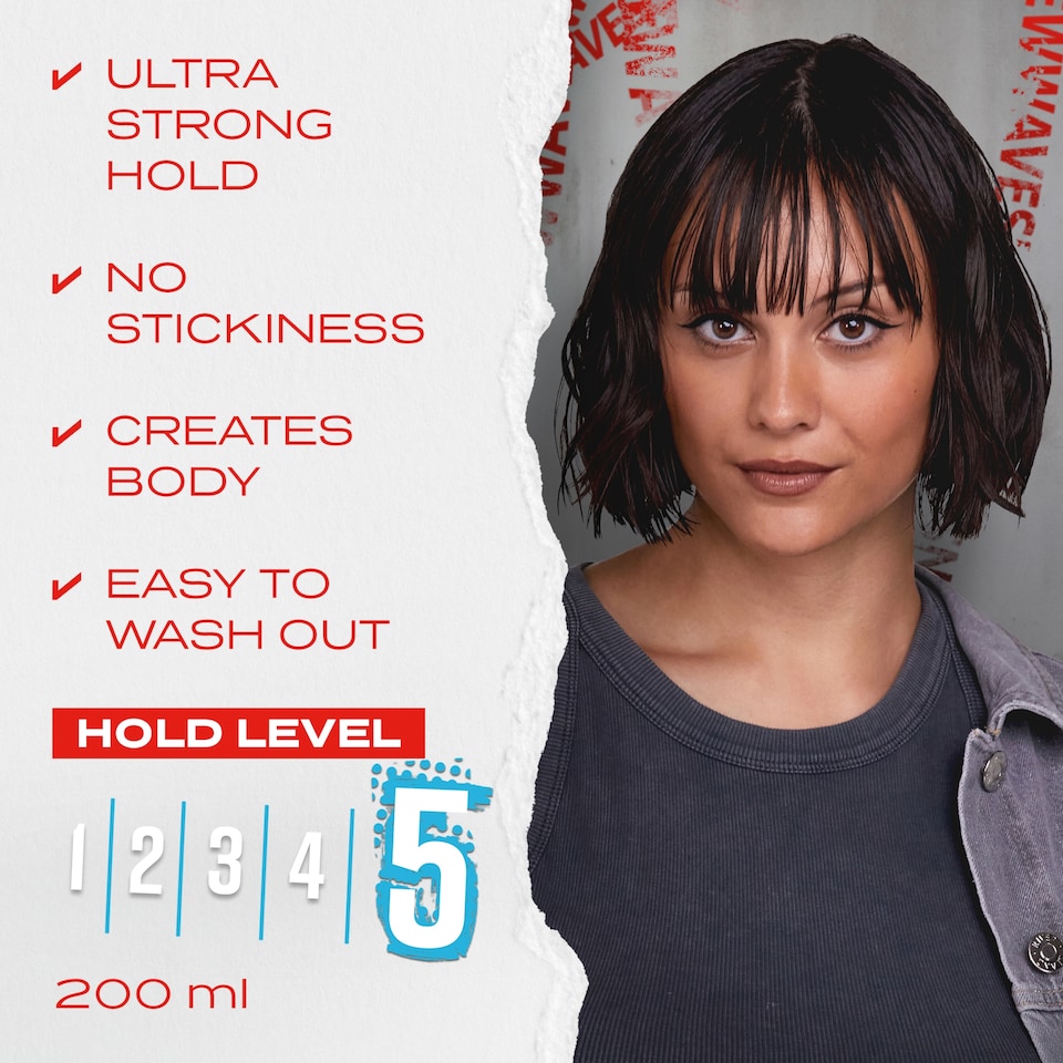 image 1 of Shockwaves Ultra Strong Power Hold Gel 200Ml