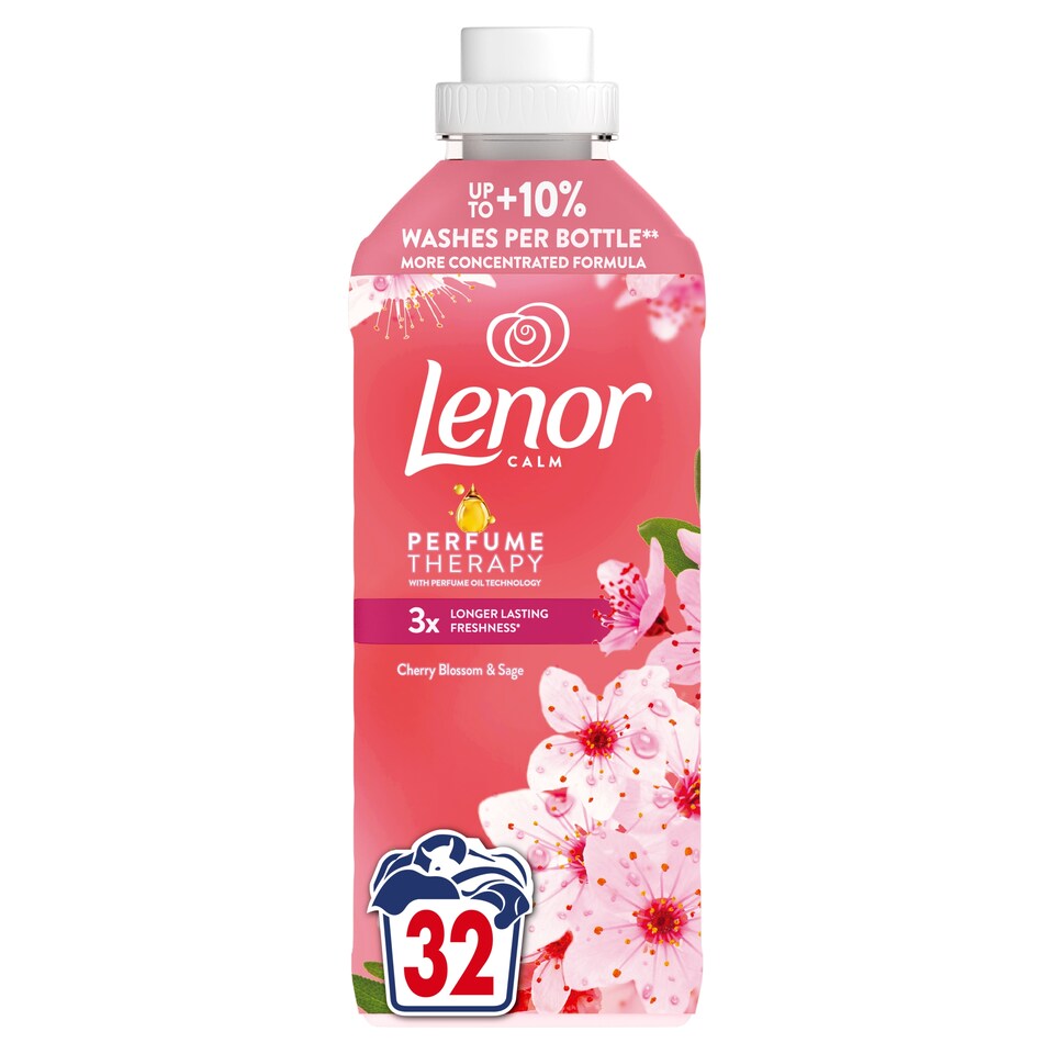 Lenor Textilöblítő 32 Mosáshoz, Cherry Blossom & Sage 1. kép