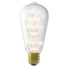 Calex Decorative Clear E27 Led Rustic Bulb