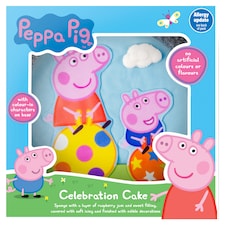Peppa Pig Celebration Cake with Raspberry Jam