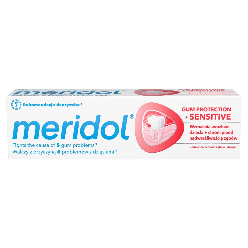 Obrázek 1 pro produkt Zubní pasta meridol Ochrana Dásní + Citlivost 75 ml