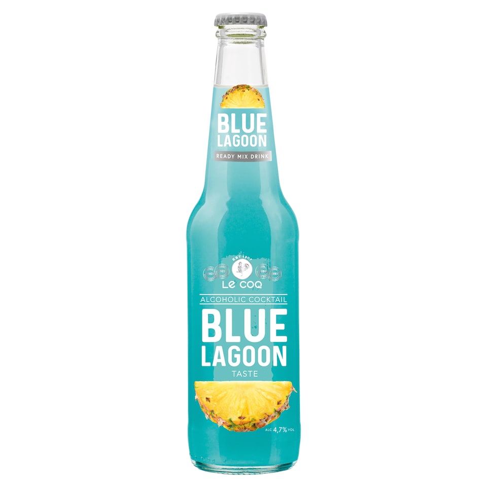 Le COQ alcoholic cocktail Blue Lagoon 300ml