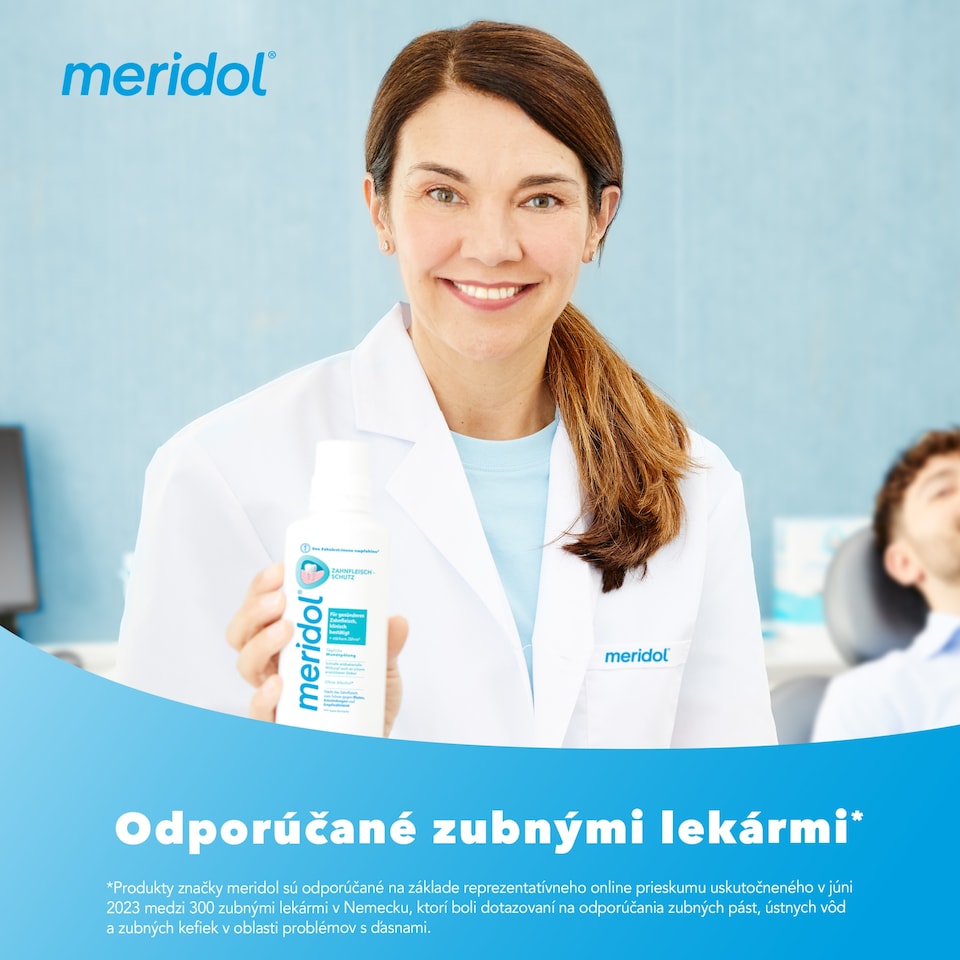 obrázok 1 z Ústna voda meridol Ochrana Ďasien