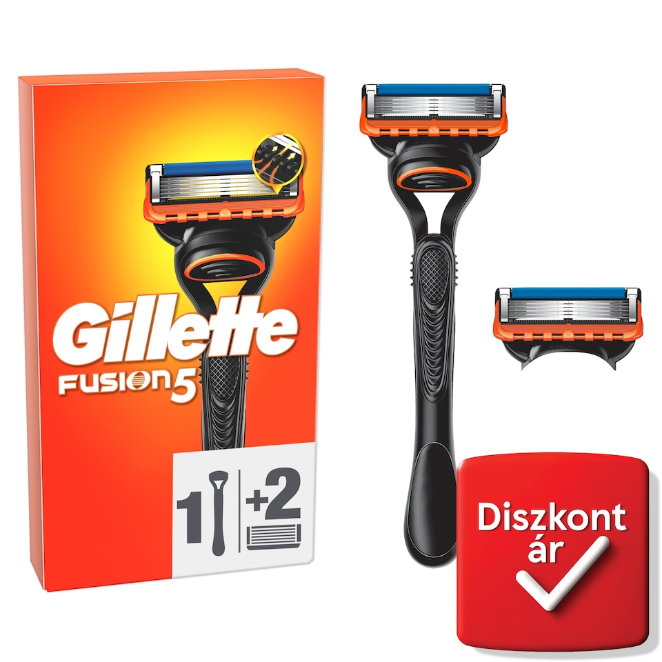 Gillette Fusion5 Férfi Borotva, 1 db Gillette 5 Pengés Borotva, Borotvabetétek, Precíziós Nyíró  1. kép