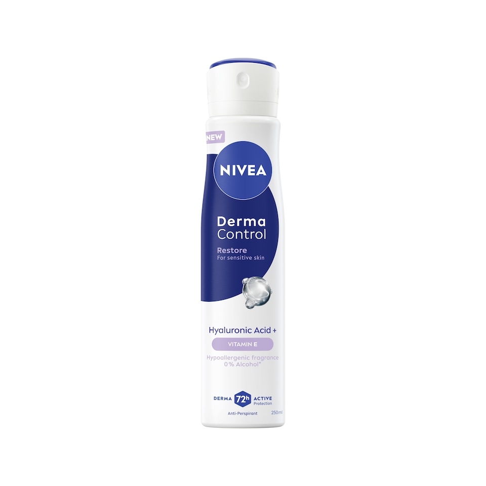 NIVEA Derma Control Restore Antiperspirant Deodorant Spray 250ml