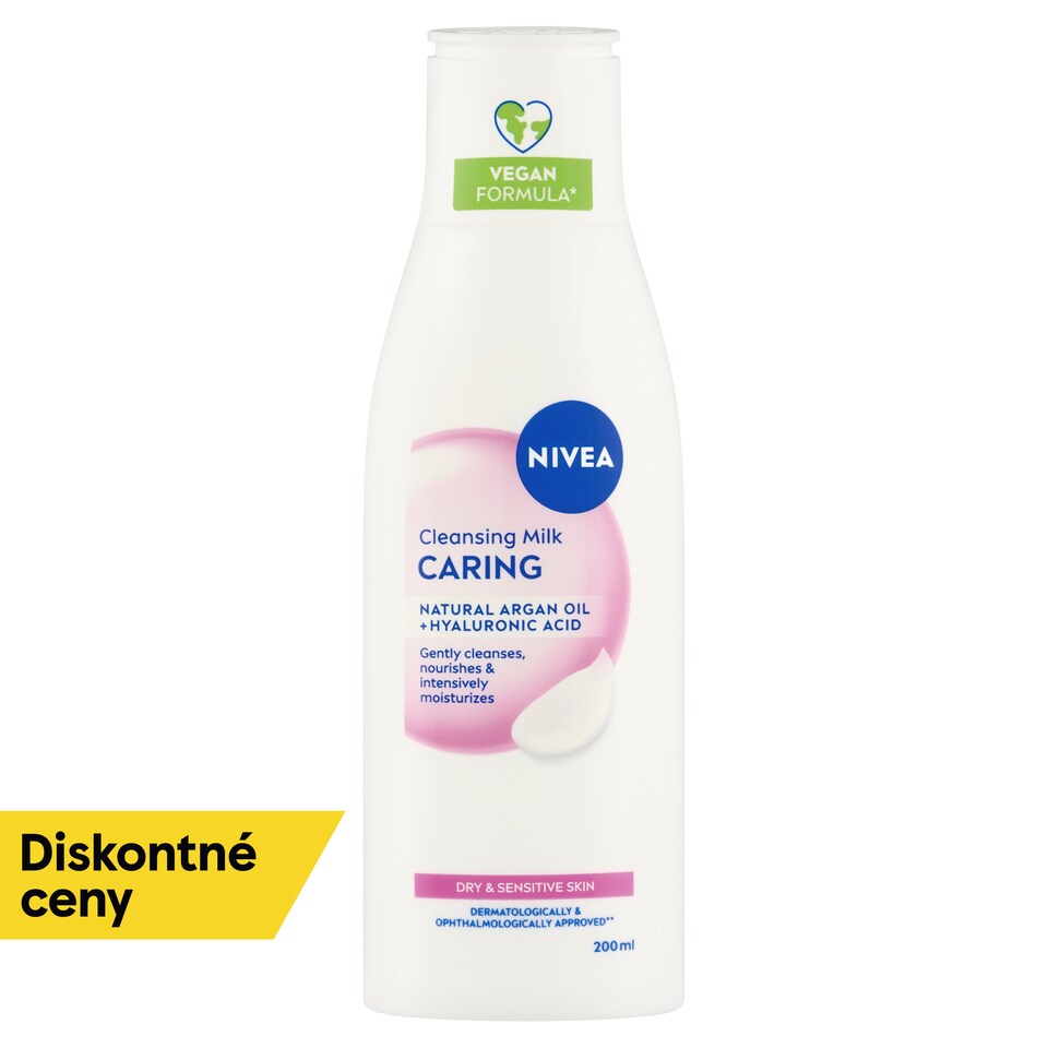 obrázok 1 z Nivea Ošetrujúce čistiace pleťové mlieko pre suchú a citlivú pleť 200 ml
