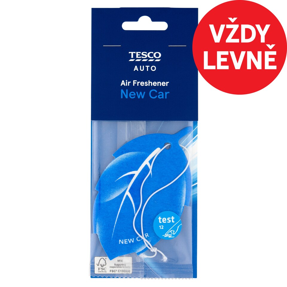 Tesco Auto Osvěžovač vzduchu vůně nový vůz 1 ks
