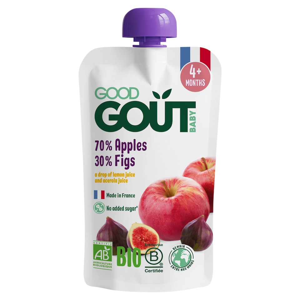 Good Gout Organic Apple with Figs 120g