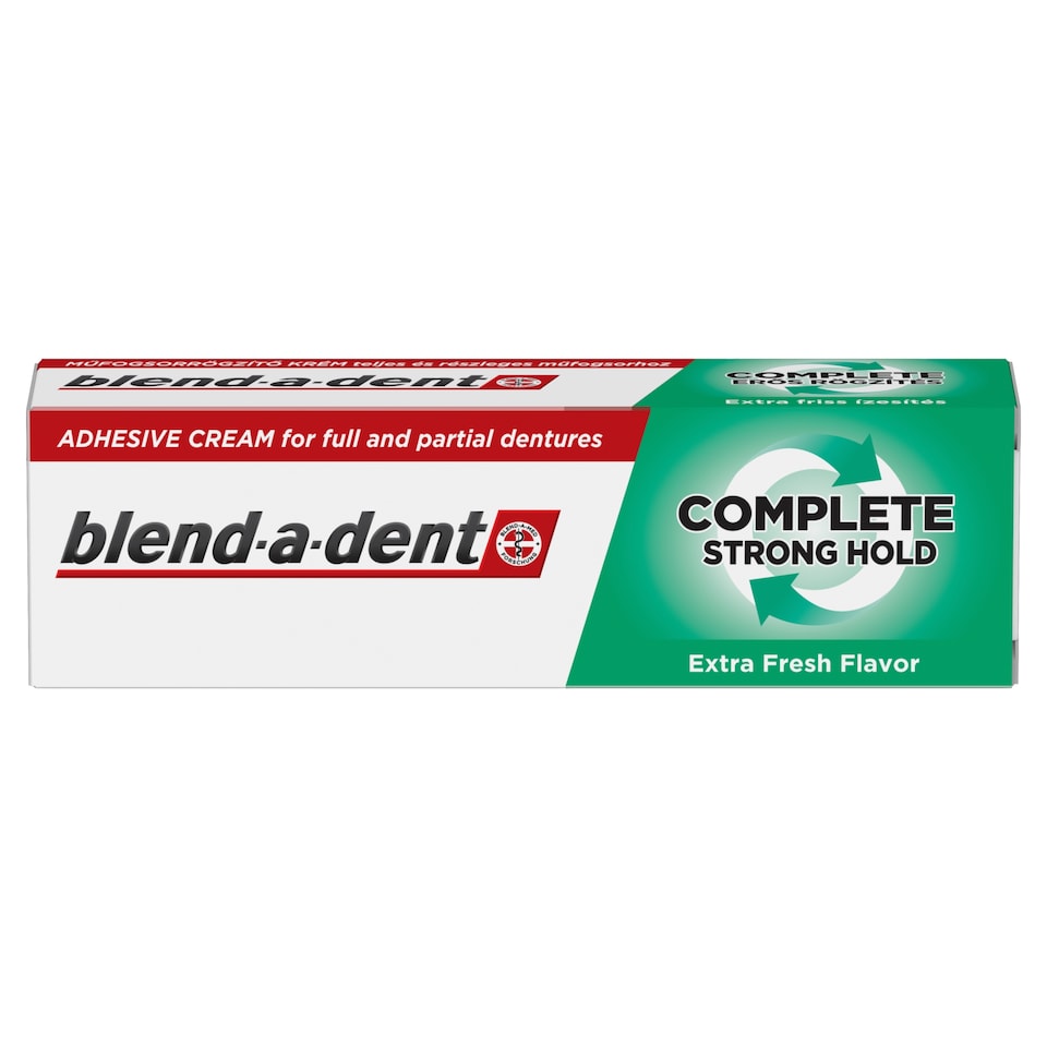 Blend-a-dent Plus Food Barrier Fresh Műfogsorrögzítő Krém Teljes és Részleges Műfogsorhoz, 47 ml  1. kép