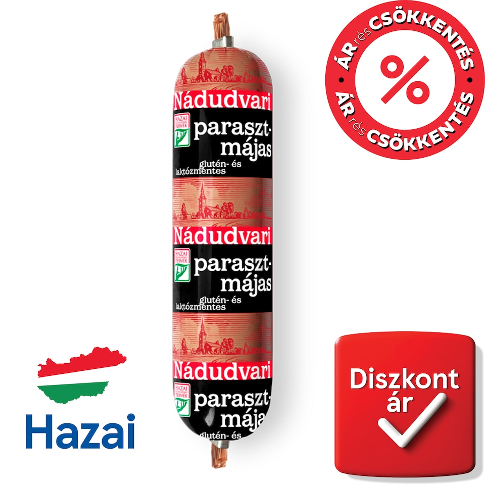 Nádudvari glutén- és laktózmentes paraszt májas 100 g